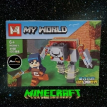 MINI BLOQUE MG600-1 MINECRAFT (15x10,5CM) (L0427)