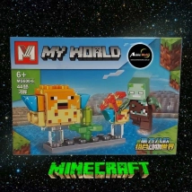 MINI BLOQUE MG600-6 MINECRAFT (15x10,5CM) (L0432)