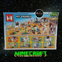 MINI BLOQUE MG600-8 MINECRAFT (15x10,5CM) (L0434)