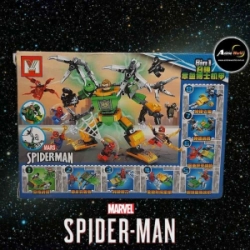 MINI BLOQUE MG609-1 SPIDERMAN 8EN1 (15x10,5CM) (L0443)