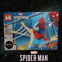 MINI BLOQUE MG608-3 SPIDERMAN 8EN1 (15x10,5CM) (L0453)