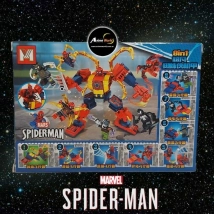 MINI BLOQUE MG608-8 SPIDERMAN 8EN1 (15x10,5CM) (L0458)