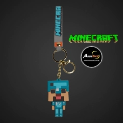 LLAVERO GOMA MINECRAFT #3 (N0272)