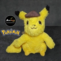 PELUCHE POKEMON ESPECIAL - PIKACHU DETECTIVE (24CM APROX) (P0684)