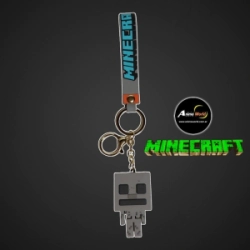 LLAVERO GOMA MINECRAFT #4 (N0304)