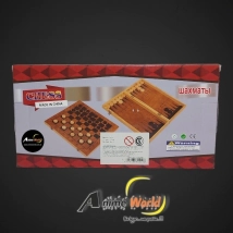 JUEGO DE MESA 3 EN 1 - AJEDREZ-DAMA-BACKGAMMON MOD2 (A0410)