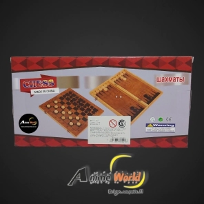 JUEGO DE MESA 3 EN 1 - AJEDREZ-DAMA-BACKGAMMON MOD2 (A0410)