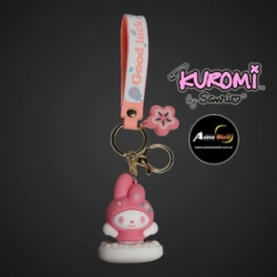 LLAVERO GOMA KITTY-KUROMI #49 (N0370)
