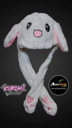 GORRO PELUCHE LEVANTA OREJAS KITTY-KUROMI #3 (60CM APROX) (P0802)