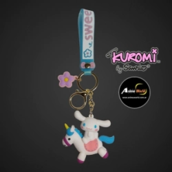 LLAVERO GOMA UNICORNIO KITTY-KUROMI #5 (N0416)