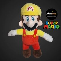 PELUCHE SUPER MARIO BROSS - MARIO PARADO AMARILLO (25CM APROX) (P0838)