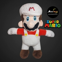PELUCHE SUPER MARIO BROSS - MARIO PARADO BLANCO (25CM APROX) (P0839)