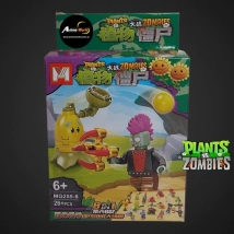 MINI BLOQUE MG255-8 PLANTAS VS ZOMBIES 8EN1 (L0512)