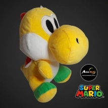 PELUCHE SUPER MARIO BROSS - YOSHI AMARILLO (22CM APROX) (P0858)