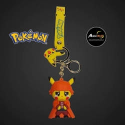 LLAVERO GOMA POKEMON PIKACHU DISFRAZ #50 (N0443)