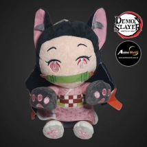 PELUCHE DEMON SLAYER SERIE GATO NEZUKO (23CM APROX) (P0877)
