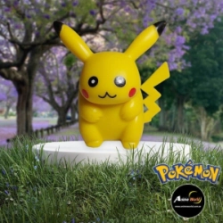 POKEMON GASHAPON PIKACHU #9 (7CM APROX) (F0731)