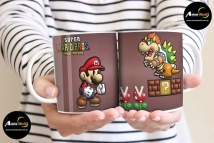 TAZA PLASTICA - SUPER MARIO BROSS #4 (T0200)