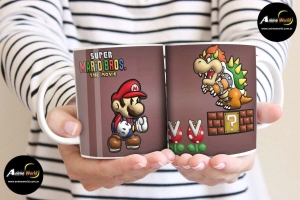 TAZA PLASTICA - SUPER MARIO BROSS #4 (T0200)
