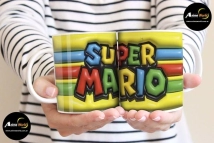 TAZA PLASTICA - SUPER MARIO BROSS #8 (T0204)