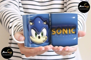 TAZA PLASTICA - SONIC #3 (T0209)