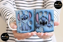 TAZA PLASTICA - STITCH #3 (T0217)