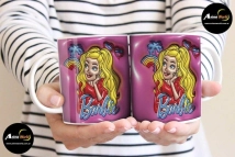 TAZA PLASTICA - BARBIE #1 (T0221)