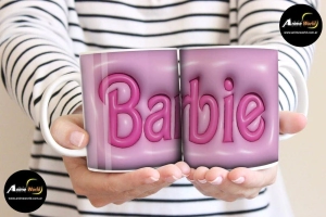 TAZA PLASTICA - BARBIE #2 (T0222)