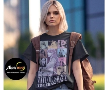 REMERA ALGODON + TAYLOR SWIFT THE ERAS TOUR (TALLA M) (R0961)