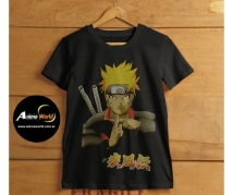 REMERA ALGODON IMPORTADO + NARUTO (TALLA M) (R0963)
