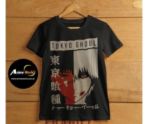 REMERA ALGODON IMPORTADO + TOKYO GHOUL (TALLA L) (R0969)