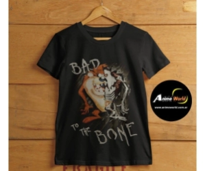 REMERA ALGODON IMPORTADO + TAZMANIA #1 (TALLA L) (R0972)