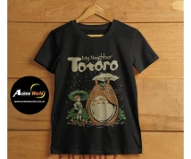 REMERA ALGODON + MI VECINO TOTORO #2 (TALLA XS) (R0986)