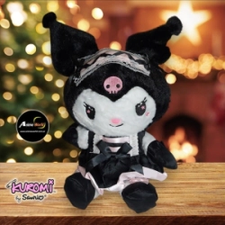 PELUCHE KUROMI CON VESTIDO IMPORTADO #3 (36CM APROX) (P0949)