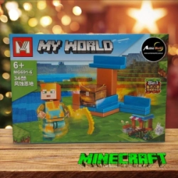 MINI BLOQUE MG691-6 MINECRAFT 8EN1 (L0578)