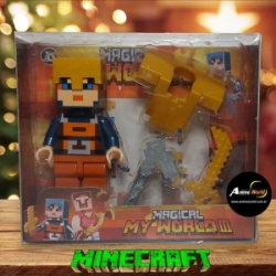 BLOQUE EN BLISTER MINECRAFT #1 (20-22) (12x11CM) (L0581)