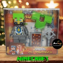 BLOQUE EN BLISTER MINECRAFT #2 (20-22) (12x11CM) (L0582)
