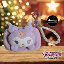 PELUCHE MONEDERO KUROMI #6 (12X10CM APROX) (P0960)