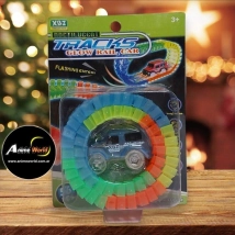 PISTA TRACK MAGICA GLOW RAIL CAR 56PCS (BLISTER 17x24CM) (A0457)