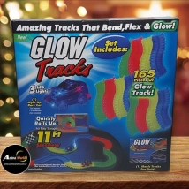 PISTA TRACK MAGICA GLOW TRACKS 165PCS (CAJA 25x26CM) (A0458)