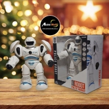 ROBOT A PILAS LANZA DARDOS (CAJA 18x21CM) (A0472)