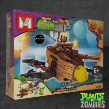 BLOQUE GENERICO - MG258B PLANTAS VS ZOMBIES 4EN1 (19x14CM) (L0637)