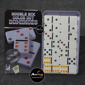 JUEGO DE MESA DOMINO (28 FICHAS) ESTUCHE LATA (A0478)
