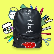 MOCHILA ECOCUERO NARUTO #4 (40x50x13CM APROX) (M0041)