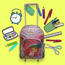 MOCHILA FRUTILLITA #2 CON CARRO (38x45x18CM APROX) (M0046)