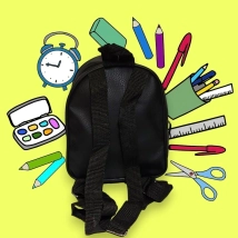 MOCHILA MINI HARRY POTTER #1 ECOCUERO (18x22x13CM APROX) (M0051)