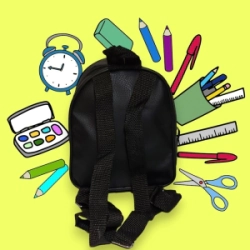 MOCHILA MINI HARRY POTTER #1 ECOCUERO (18x22x13CM APROX) (M0051)