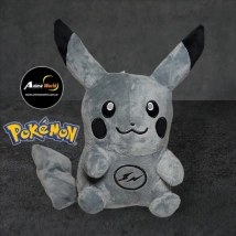 PELUCHE POKEMON - PIKACHU RAYO GRIS (25CM APROX) (P1107)