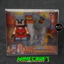 BLOQUE EN BLISTER MINECRAFT #4 (20-22) (12x11CM) (L0652)