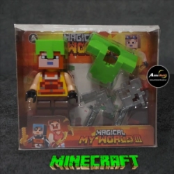 BLOQUE EN BLISTER MINECRAFT #6 (20-22) (12x11CM) (L0654)